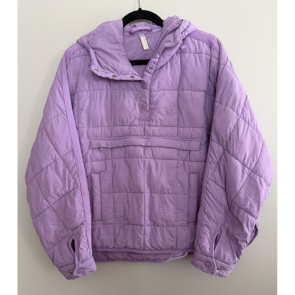 Free People Movement Pippa Packable Pullover Puffer Lavender Women's Size Small